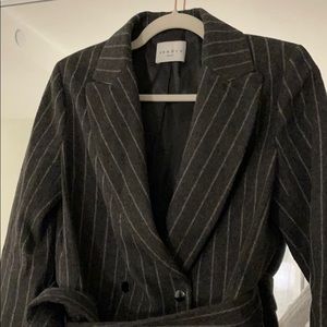 sandro dark gray blazer